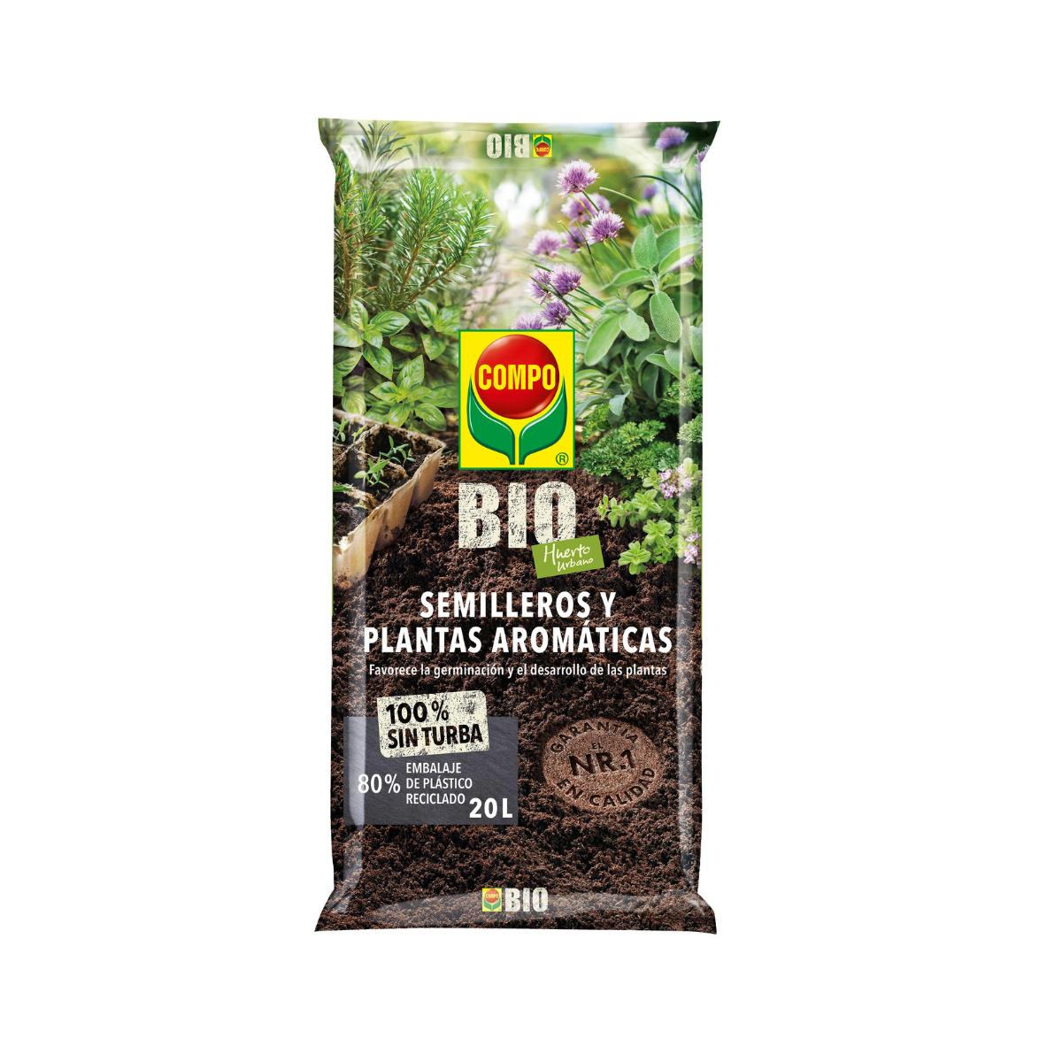 Compo Bio Substrato Canteiros e Aromáticos 20 L