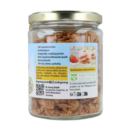 Chips de Coco Doce Dr.Goerg 160g