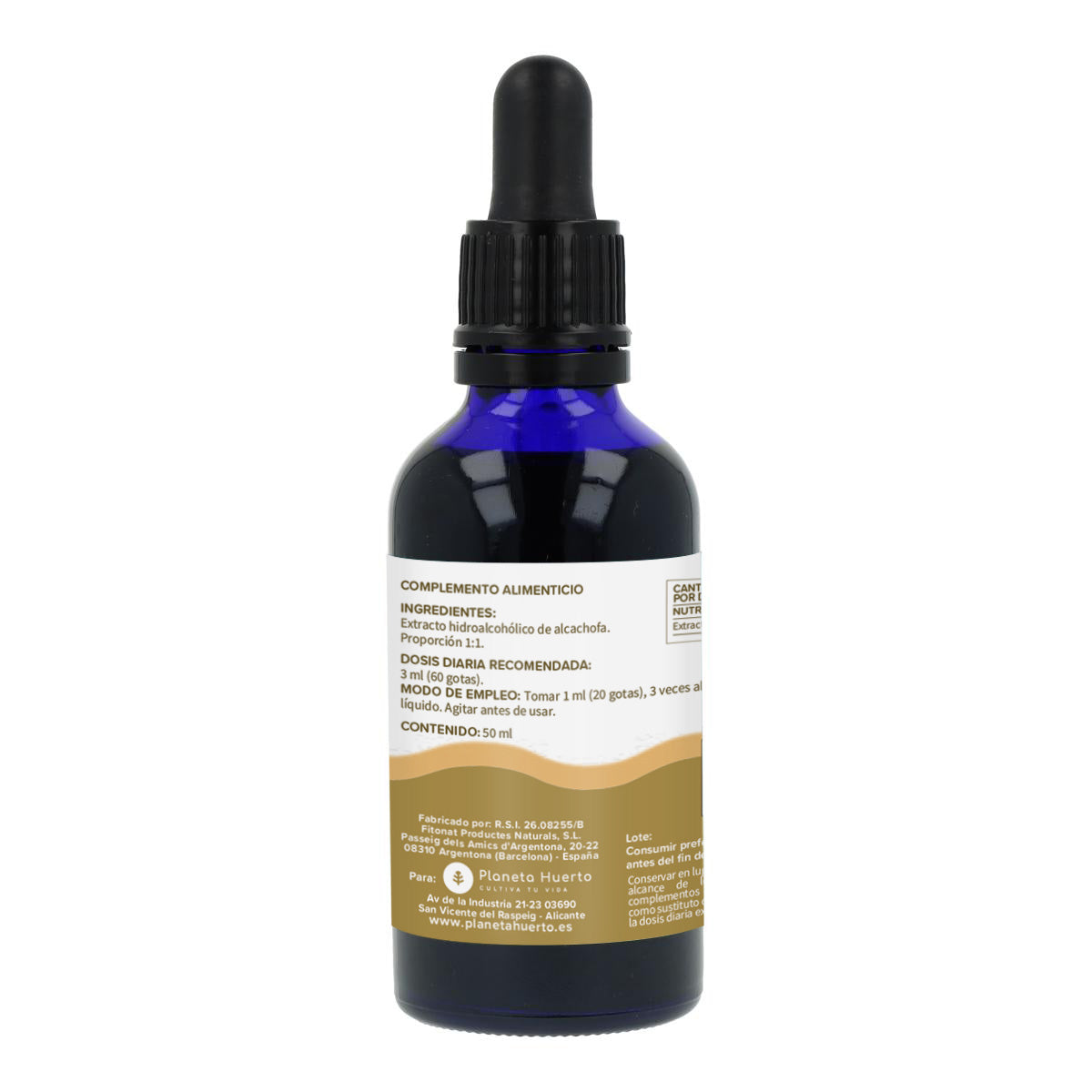 Extrato de Alcachofra Planeta Huerto 50 ml.