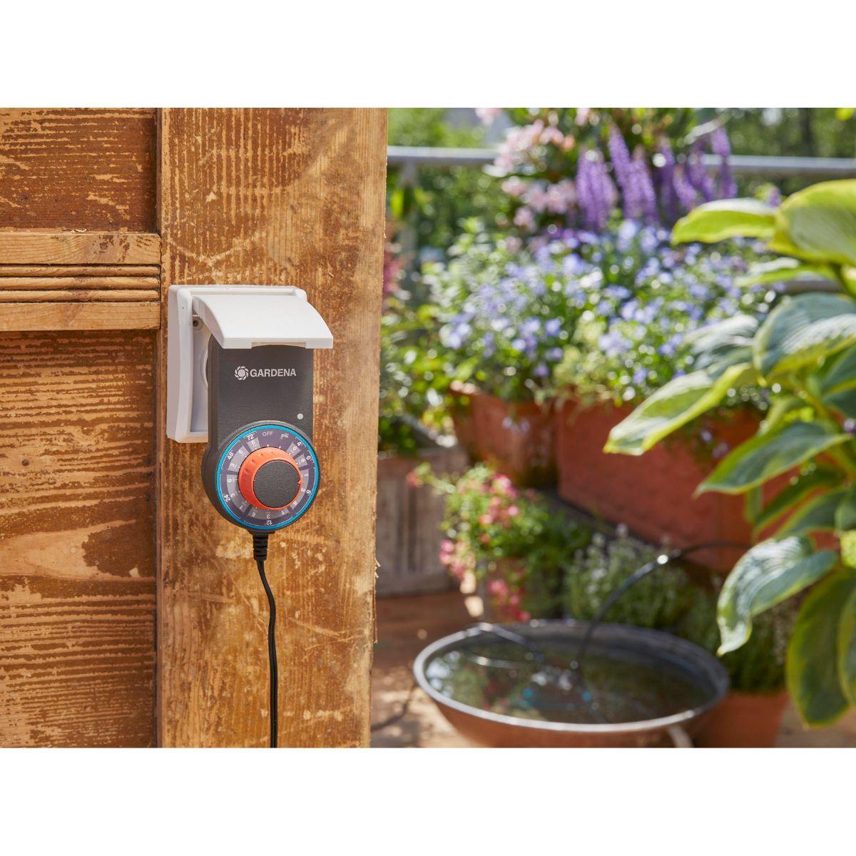 Irrigação automática para floreiras City Gardening Gardena