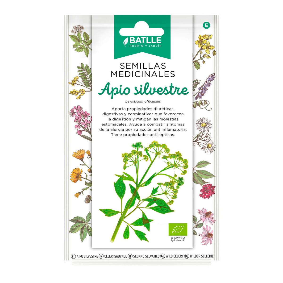 Sementes de aipo selvagem biológico Batlle