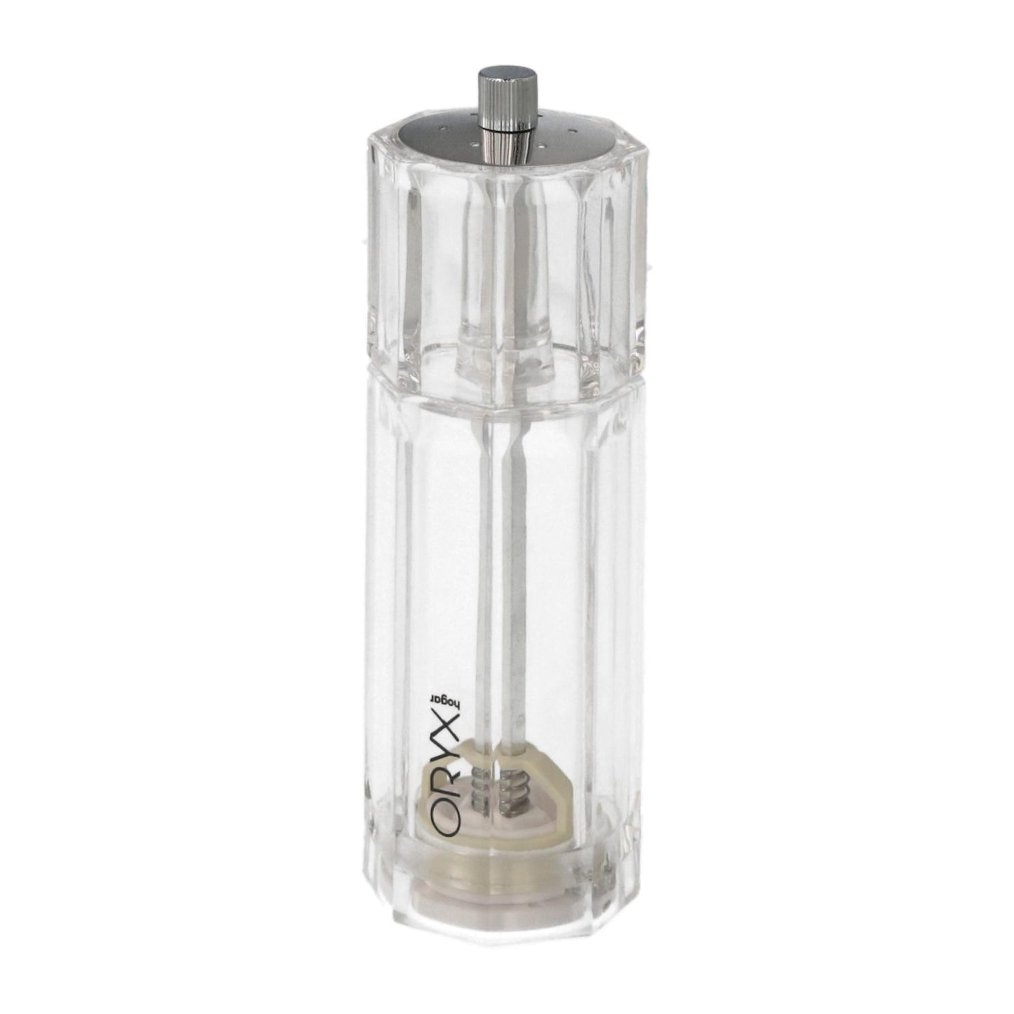 Salero / Molinillo Pimienta Acrílico 2 En 1 Salero Pimentero Ajustable Ø 4,5 X 16 Cm