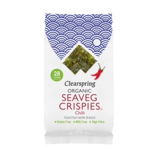 Snack de algas Nori Chilli Bio Clearspring 4 g