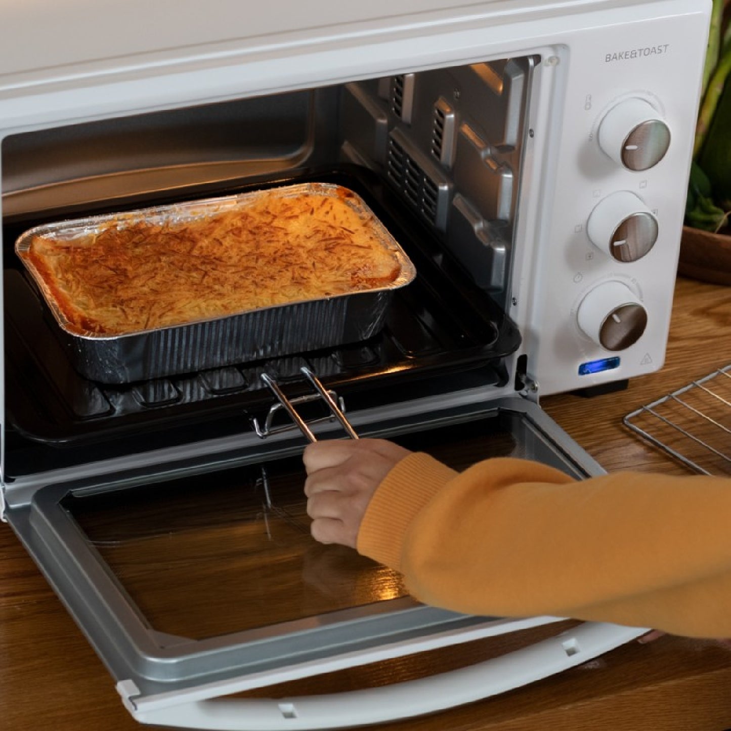 Cecotec Horno De Sobremesa De Convección 28 L Bake&toast 2800 White. 1600 W Multifunción 6 Modos De Calor Temporizador T_4