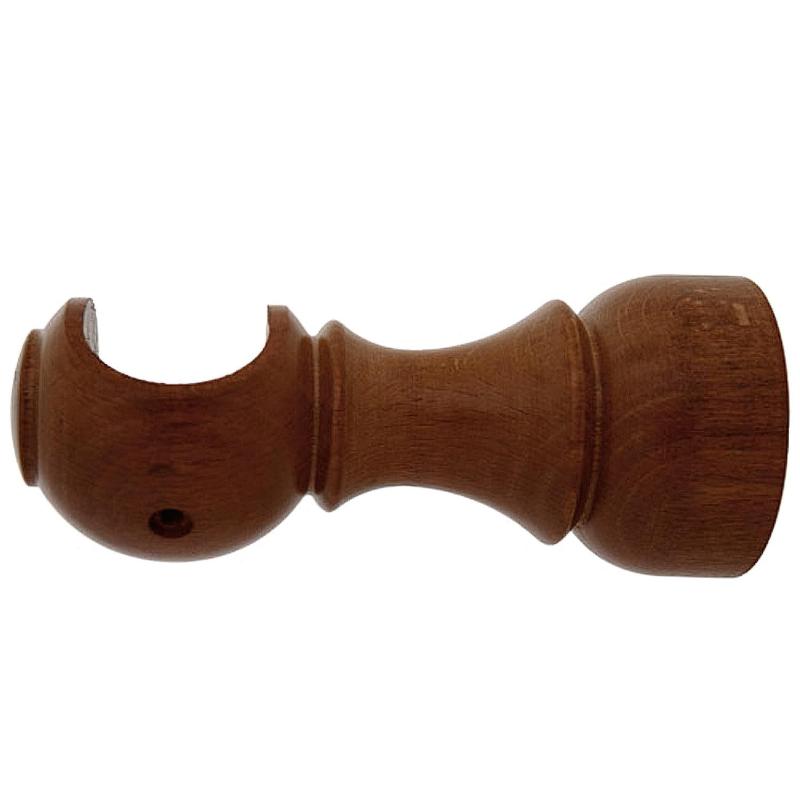 Soporte Madera Liso Abierto 28x128 Mm. Nogal_0