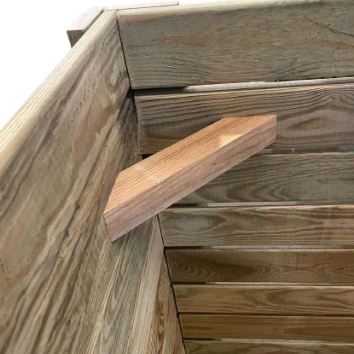 Macetero De Madera Eko Xxl Vidahuerto Para Árboles Y Plantas Grandes 100x100x100 Cm.