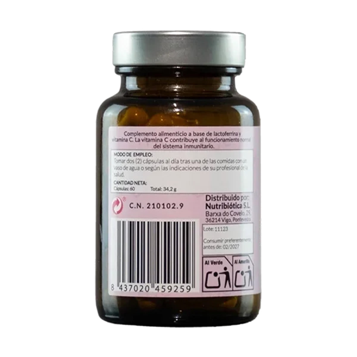 Lactoferrina, Kiroot, 60 cápsulas