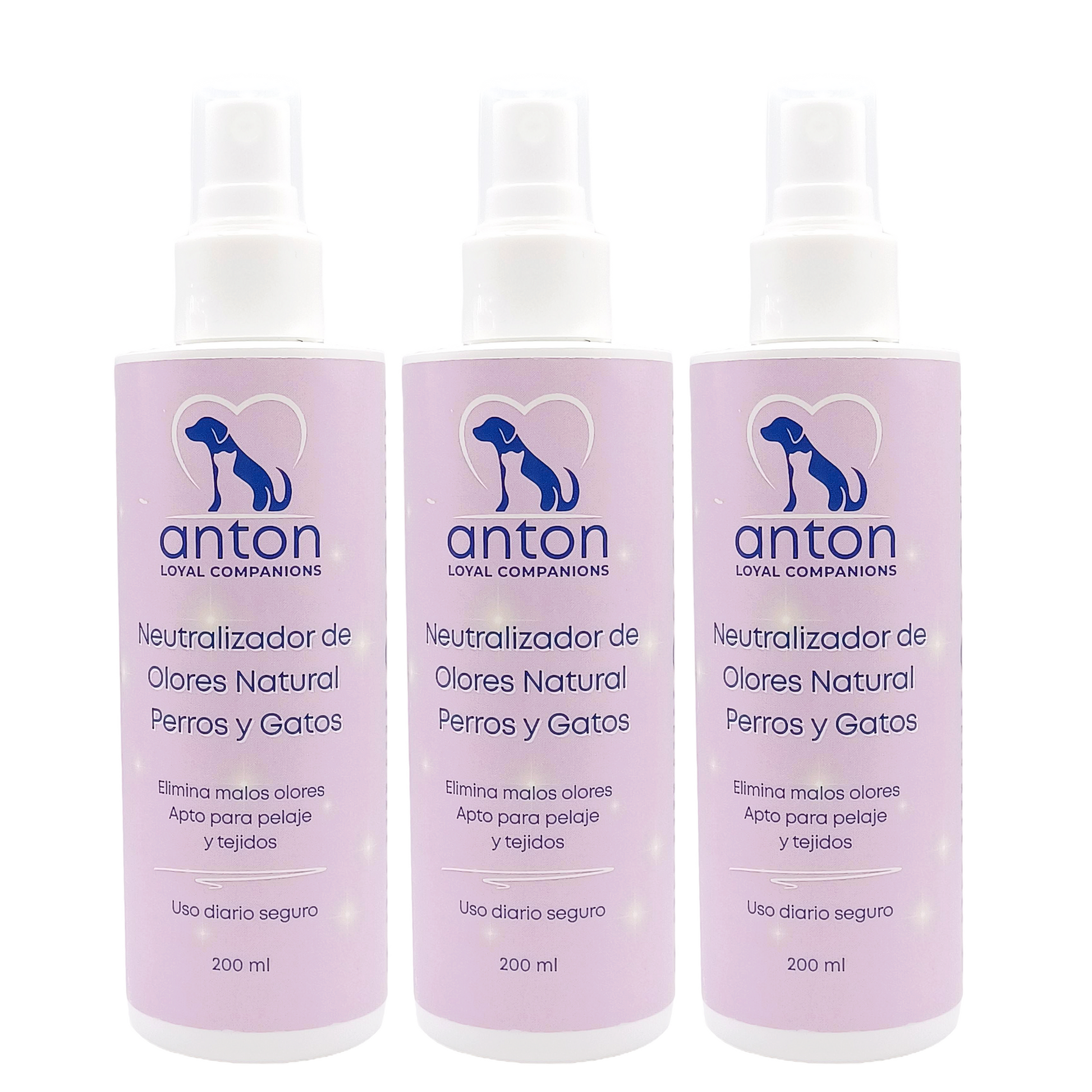 Spray Neutralizador De Olores – Trío Ahorro (3 Uds) – Anton – 3 X 200 Ml