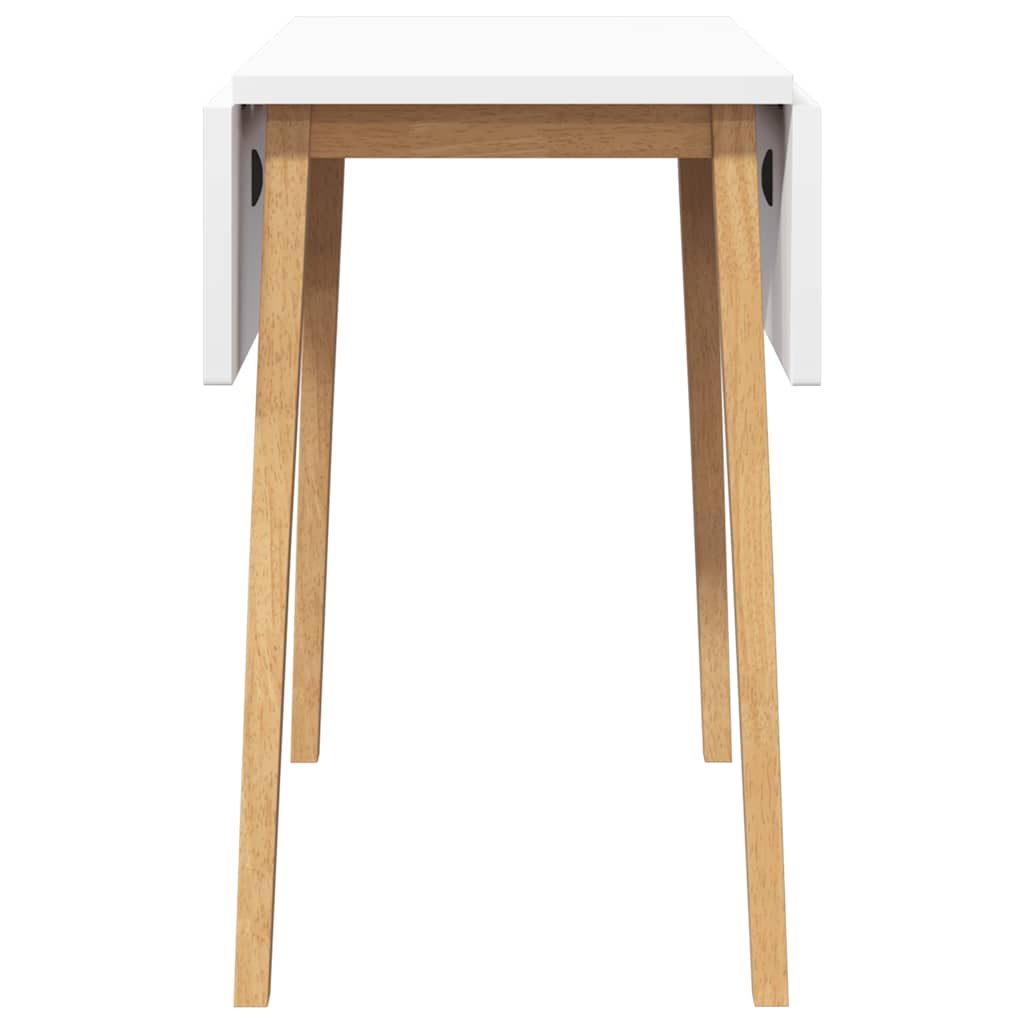 Dining Table Natural Solid Wood Rubber_4