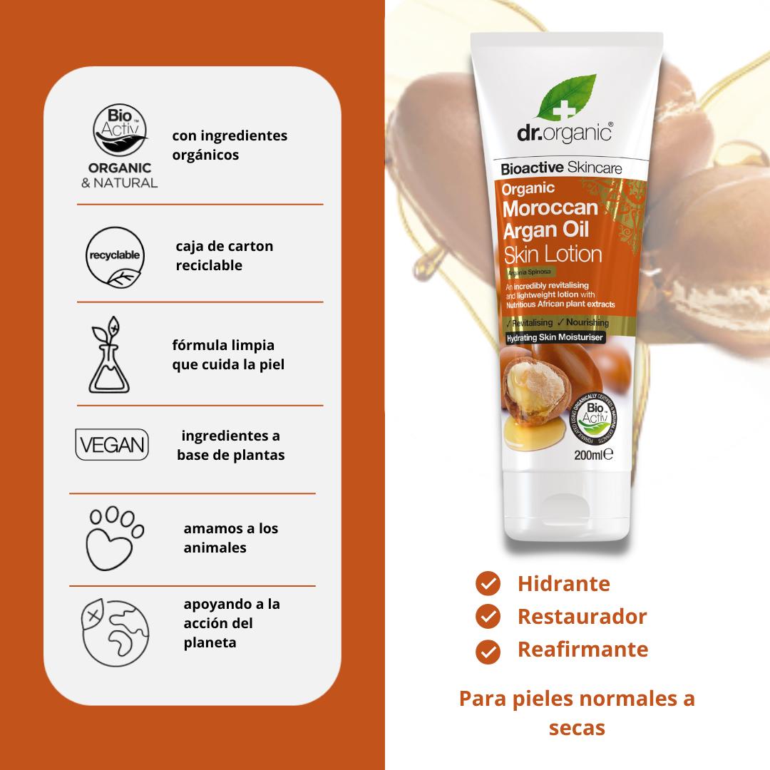 Loção Corporal Dr. Organic Óleo de Argão 200ml