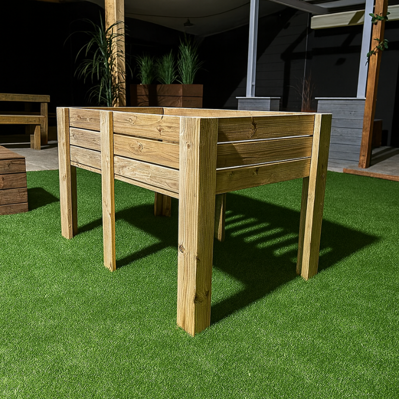Mesa De Cultivo Bora Profunda 30cm Vidahuerto 150x80x80 Cm._4