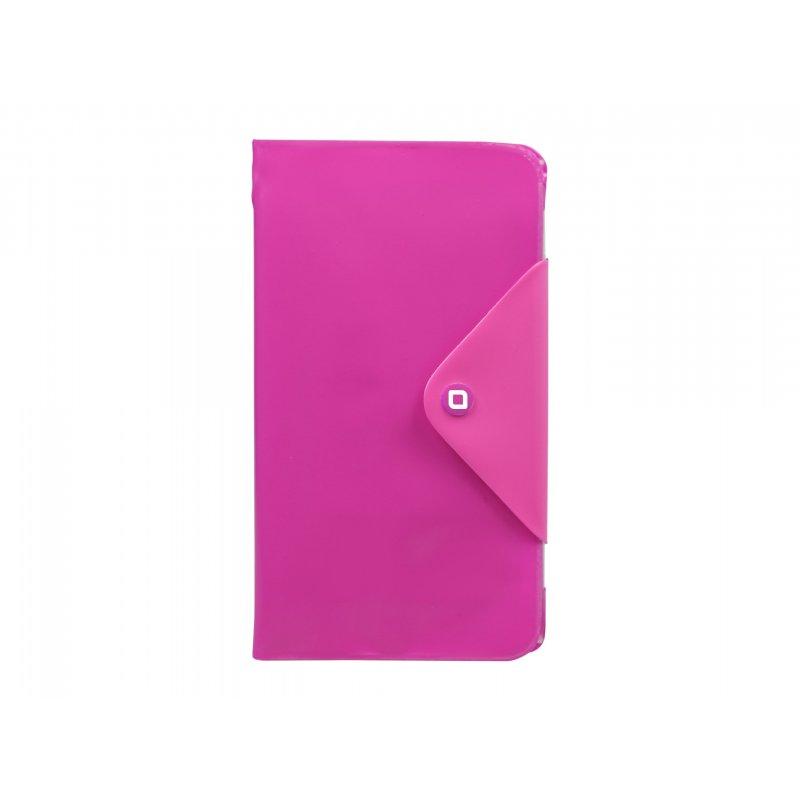Capa impermeável estilo livro para smartphones até 5" SBS Pink