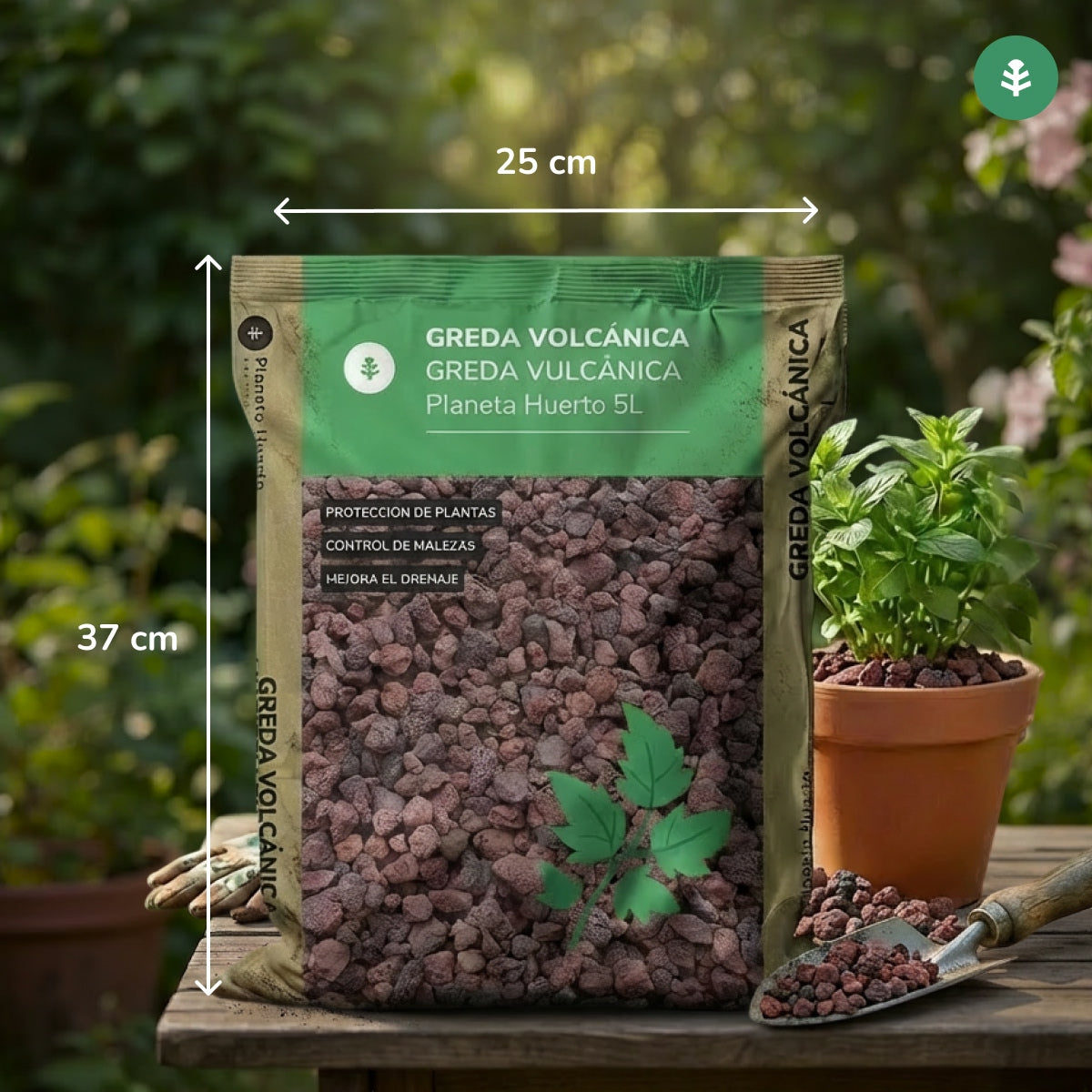 Argila Vulcânica Planeta Huerto 5 Litros