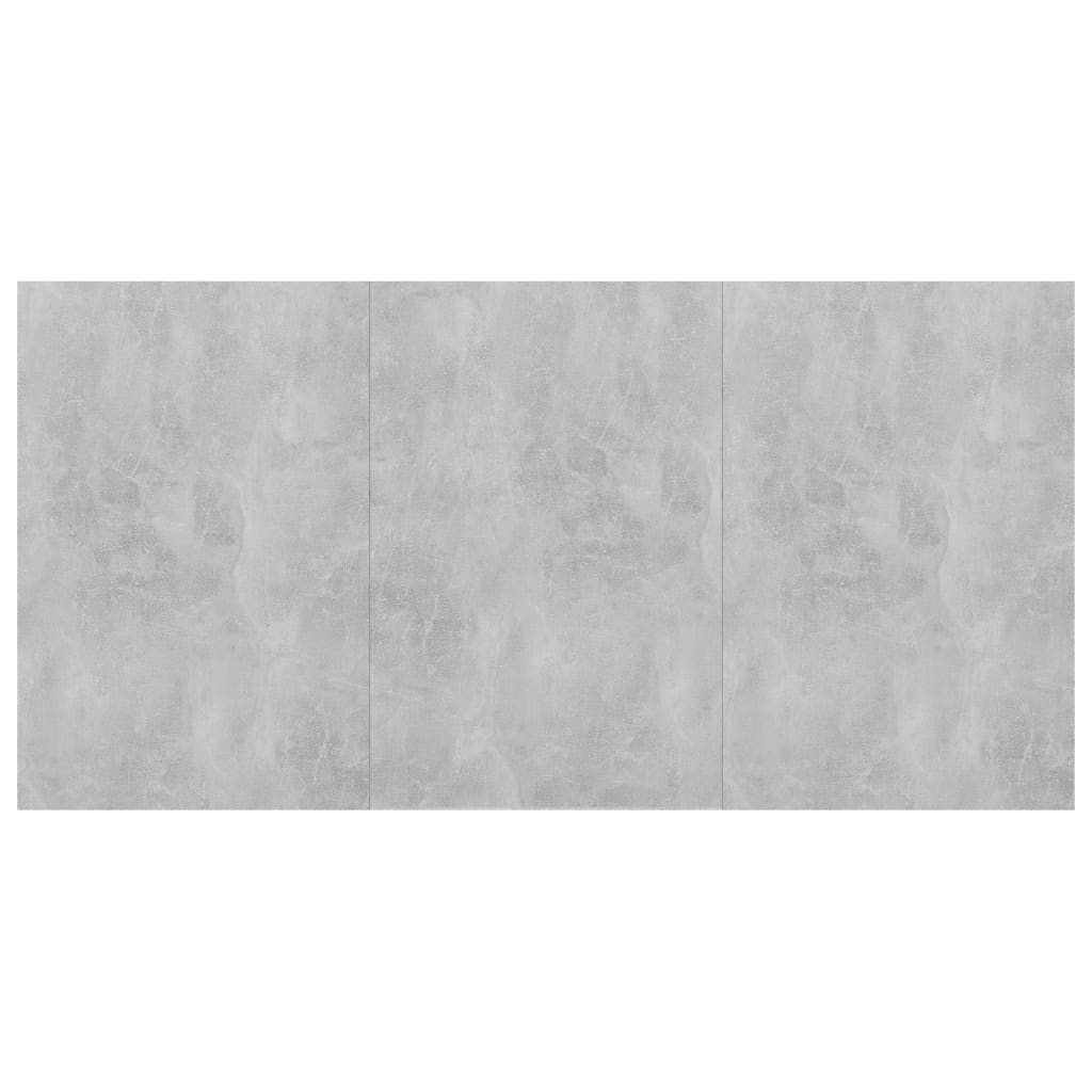 Mesa De Comedor Madera De Ingeniería Gris Hormigón 180x90x76 Cm_4