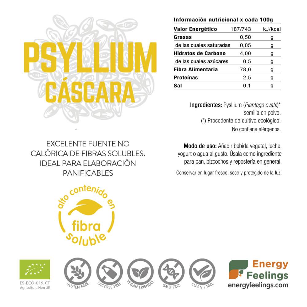 Casca de Psyllium ECO Energy Feelings 500 g