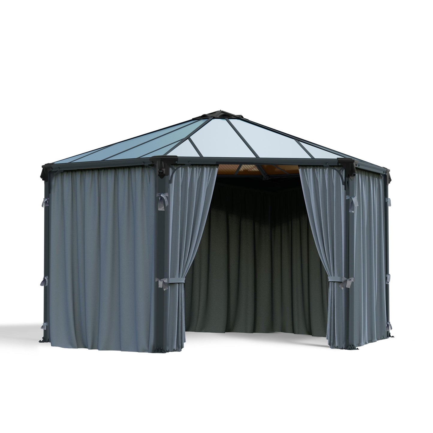 Conjunto de cortinas para o gazebo Roma / Mónaco