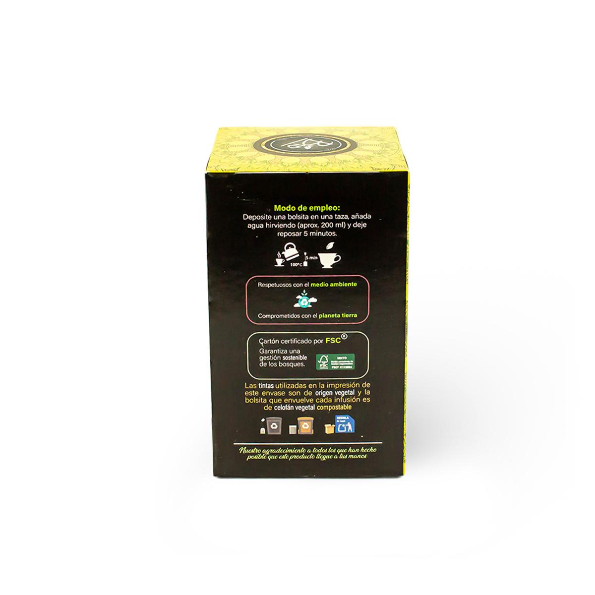 Infusão Orgânica de Gengibre e Limão Artemis 20 saquetas