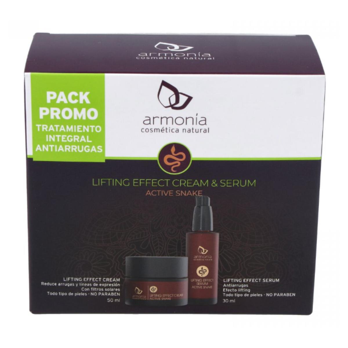 Creme de veneno de cobra + sérum ativo de cobra. Harmony Natural Cosmetics