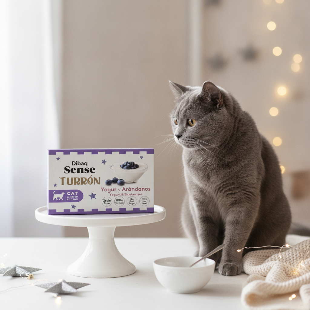 Dibaq Sense Turrón Para Gatos De Yogur Y Arándanos 100g_3