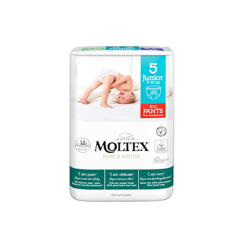 PROMOÇÃO ESPECIAL Calça Moltex Pure & Nature T5 (9-14 kg), 40 Unidades