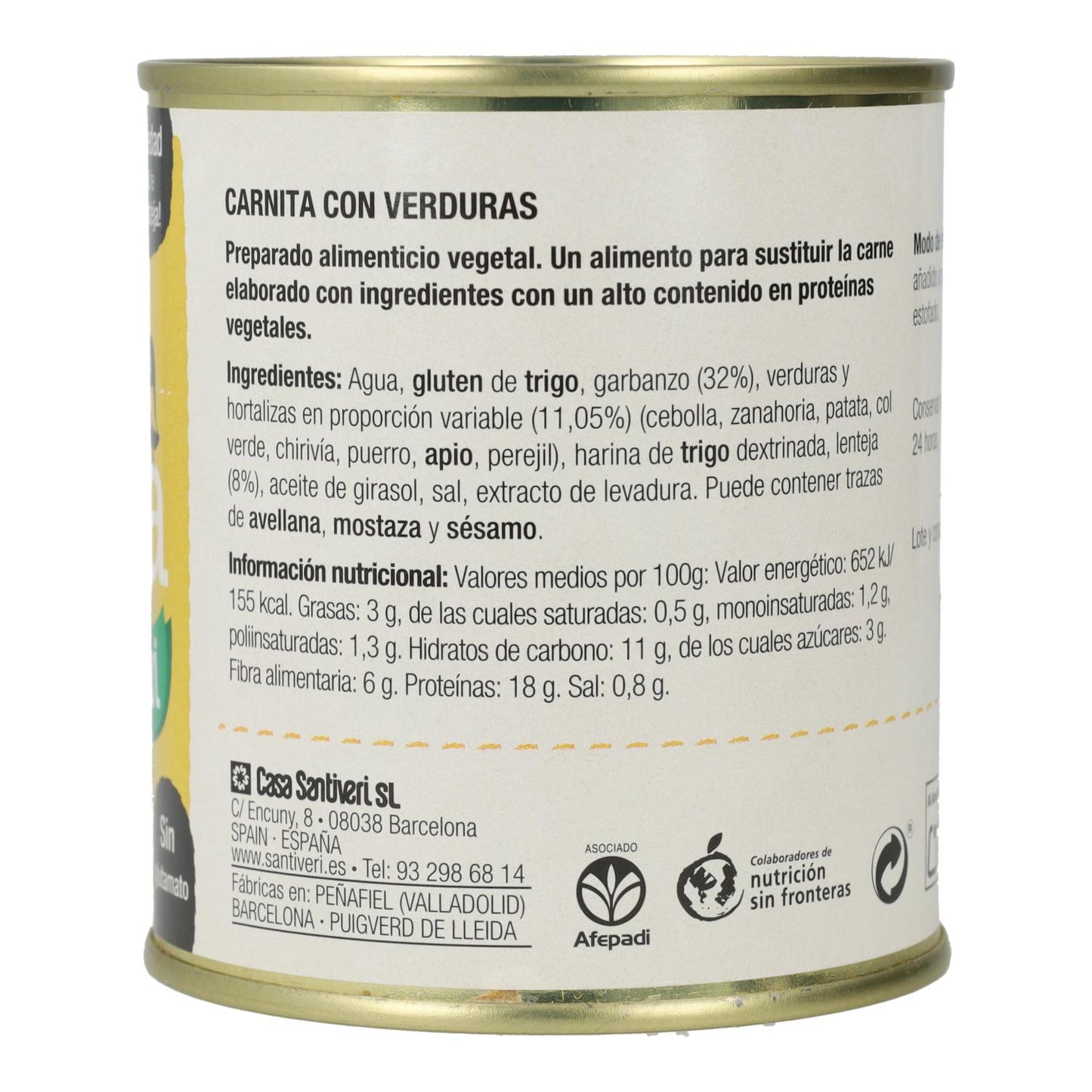 Vegetais Carnita Legumes Santiveri 300 g