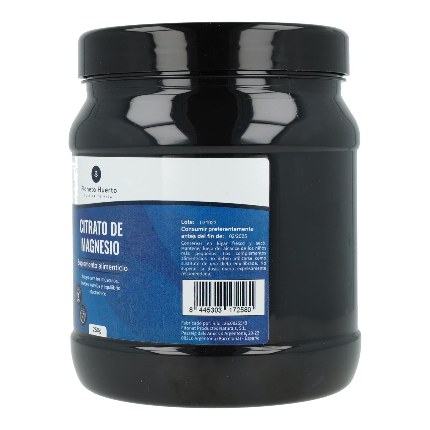 Citrato de Magnésio Planeta Huerto 250 g