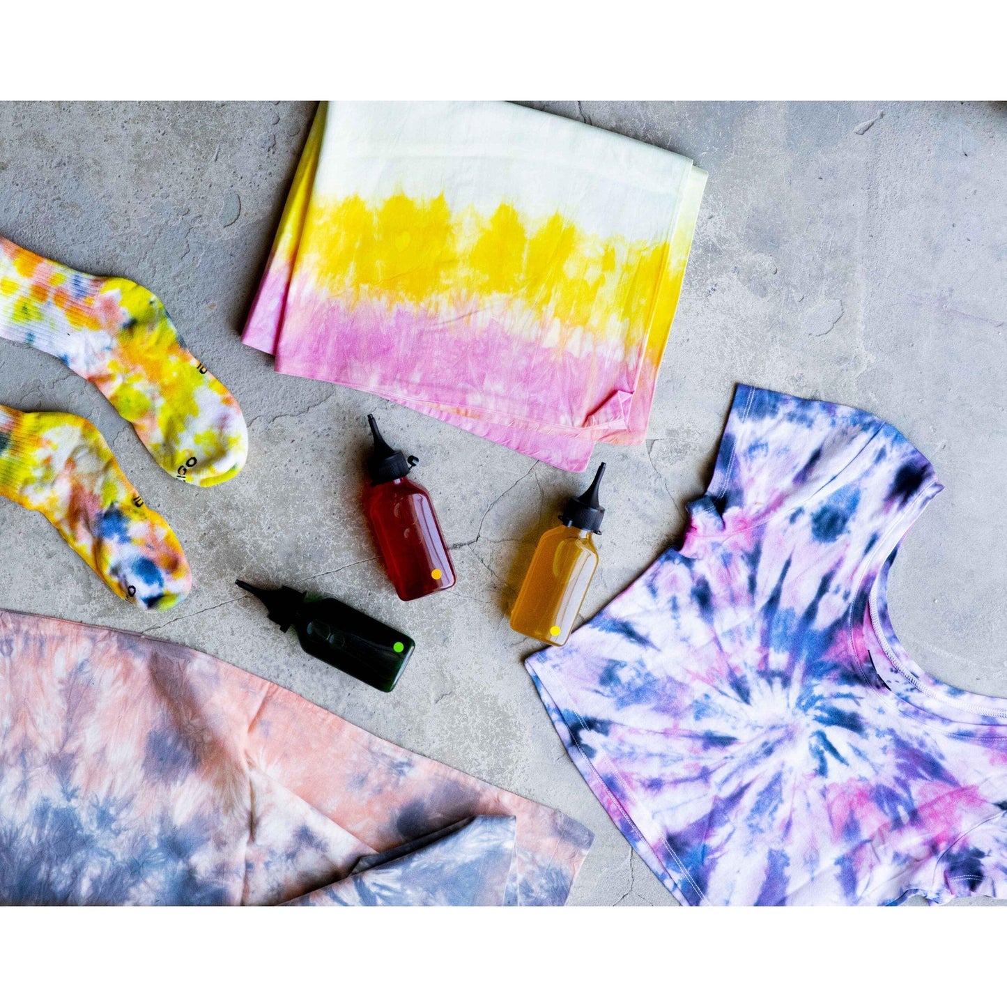 Kit de bolsa tote tie-dye