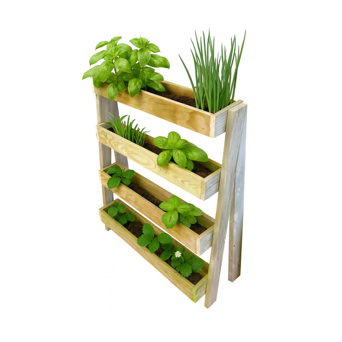 Huerto Urbano Nauris Vertical 4 Departamentos Vidahuerto 90x30x100 Cm._4