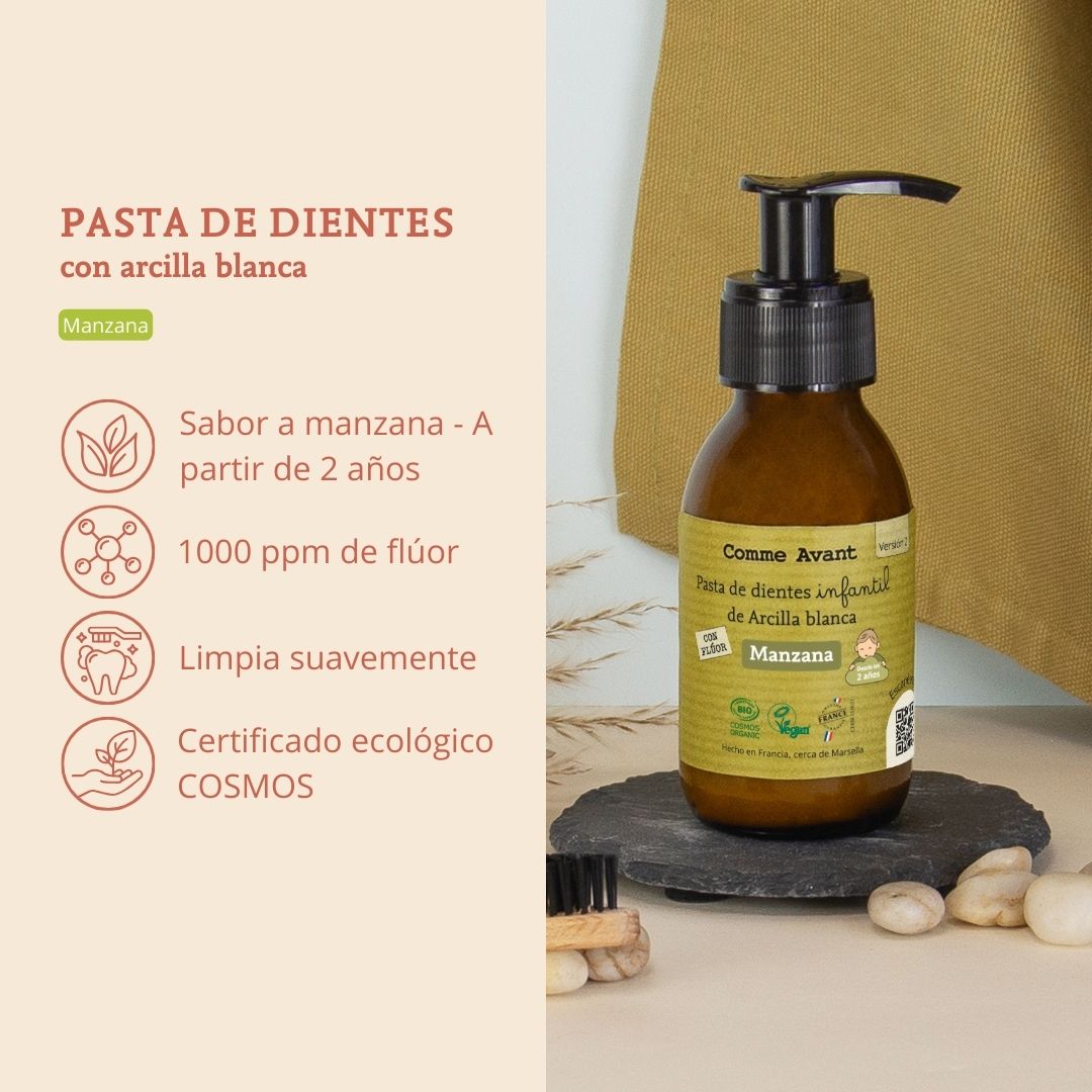 Pasta De Dientes Infantil De Manzana_5