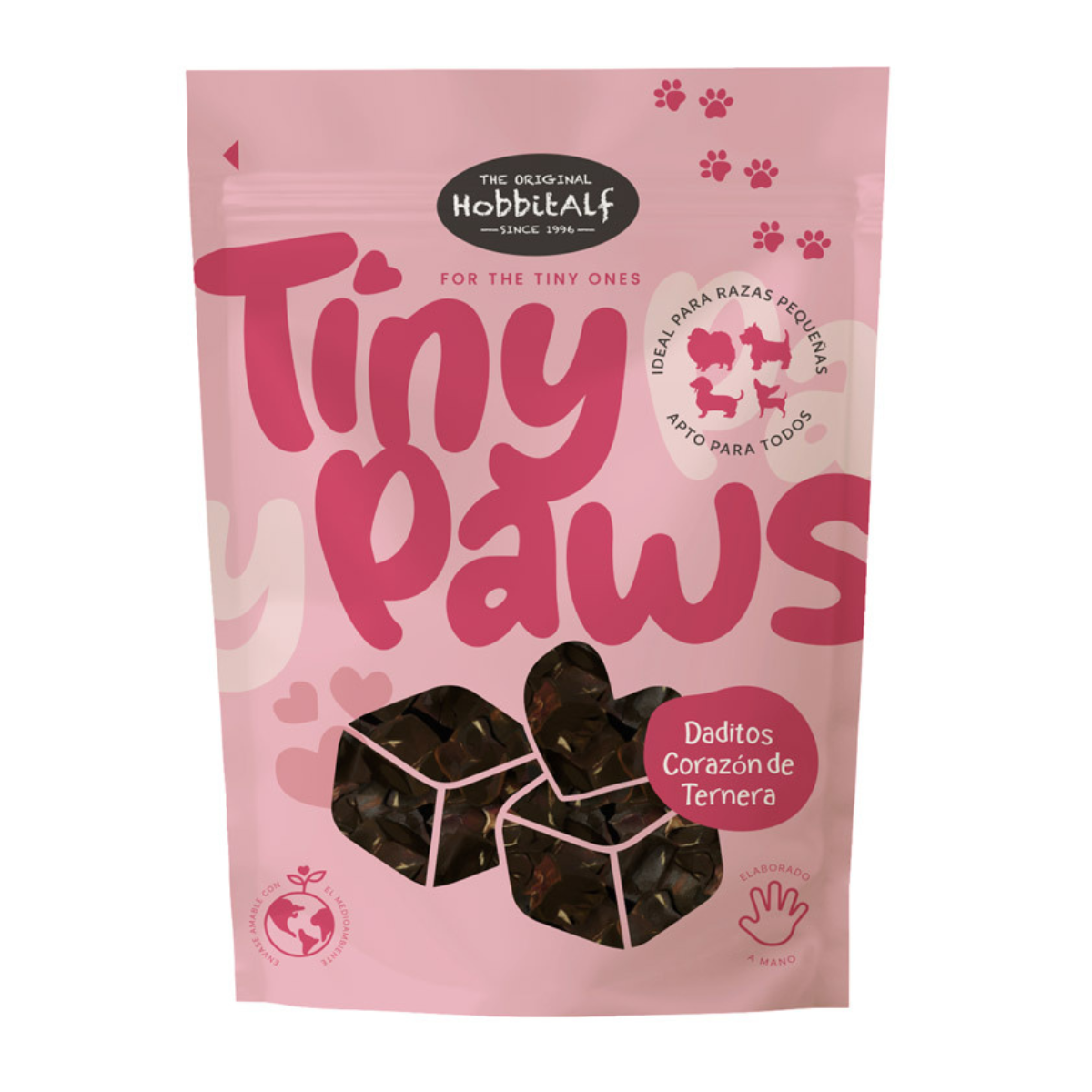 Cubos de Coração de Boi Hobbitalf 80g