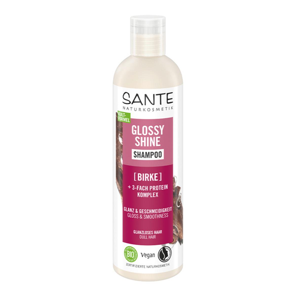 Champú brillo radiante abedul Sante 250 ml