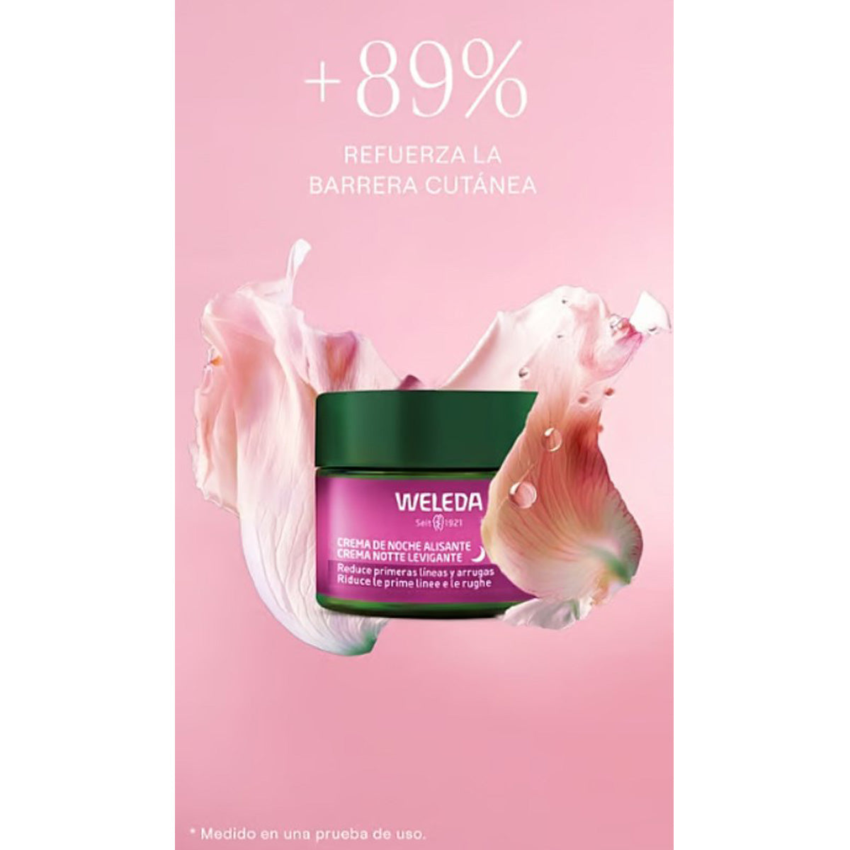 Creme de Noite Suavizante de Rosa Mosqueta e Chá Branco, Weleda, 40ml