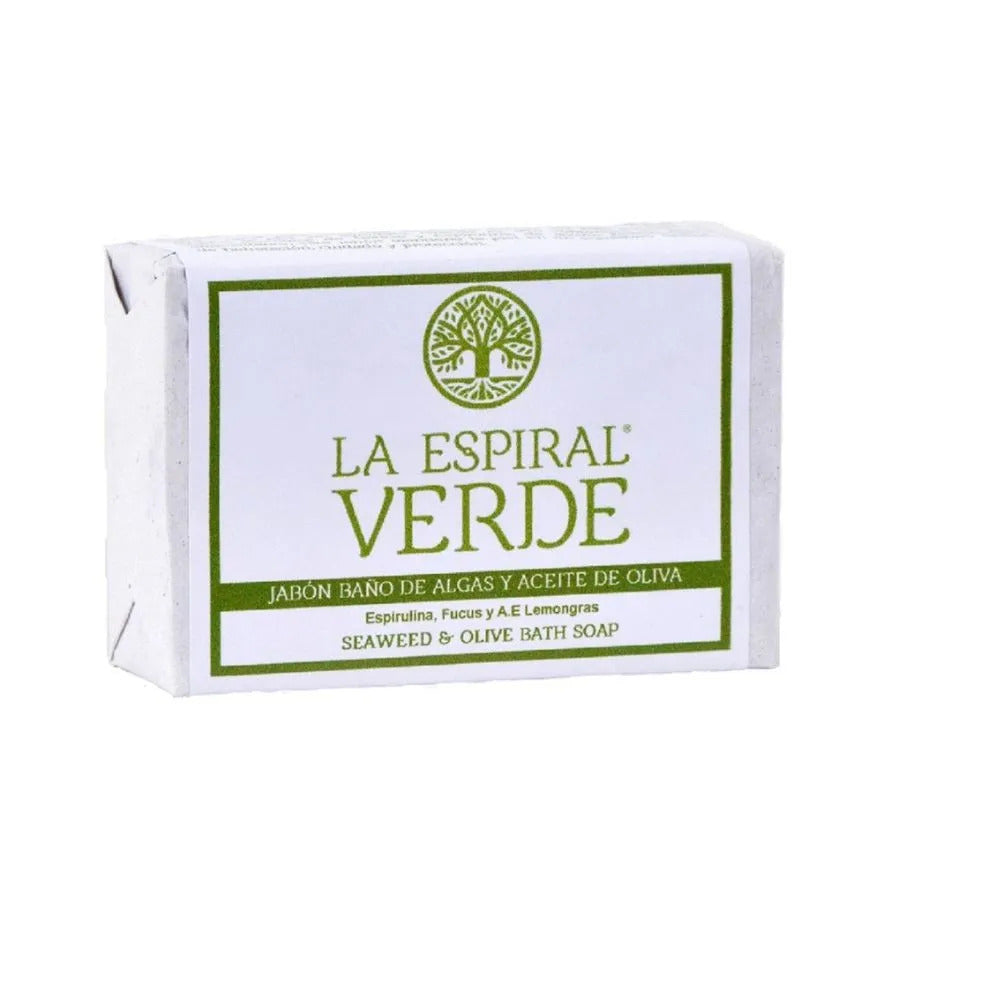 Jabón De Algas La Espiral Verde 100g_0