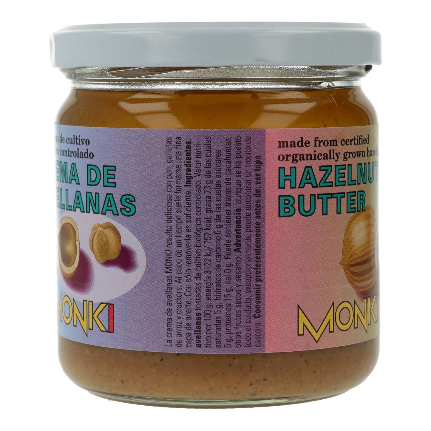 Creme de Avelã Biológico Monki 330 g