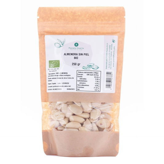 Amêndoas descascadas ECO Planeta Huerto 250 g