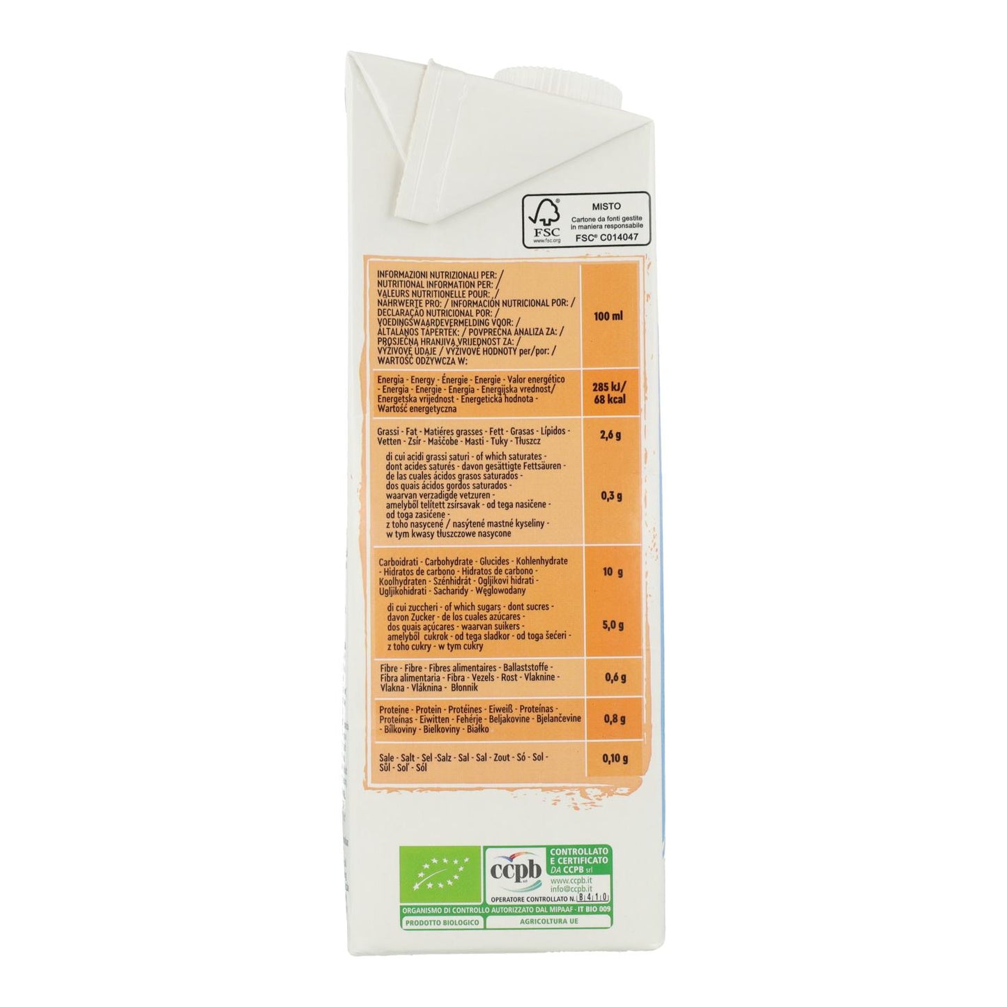 Bebida de Arroz e Avelã Vitariz 1 L