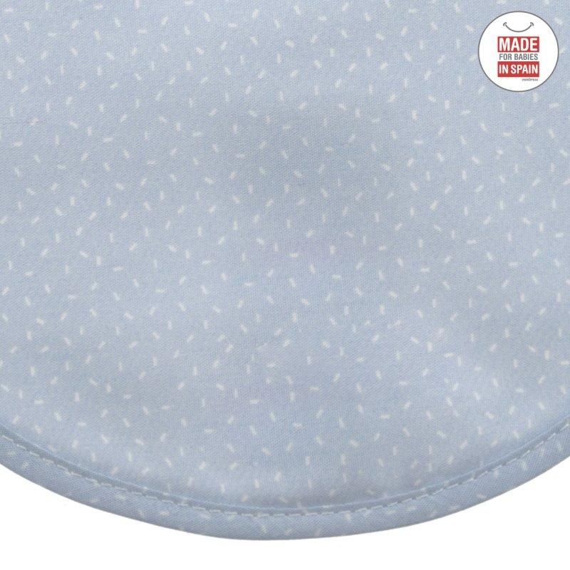 Babete redondo com velcro azul celeste/Cambrass Rain