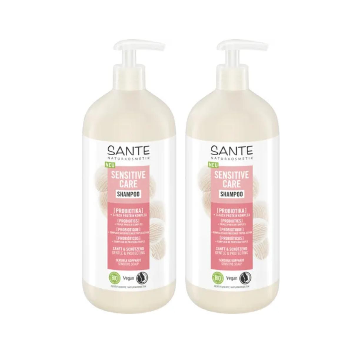 Pack de 2 Champôs Sante Probióticos Sensitive Care 950 ml