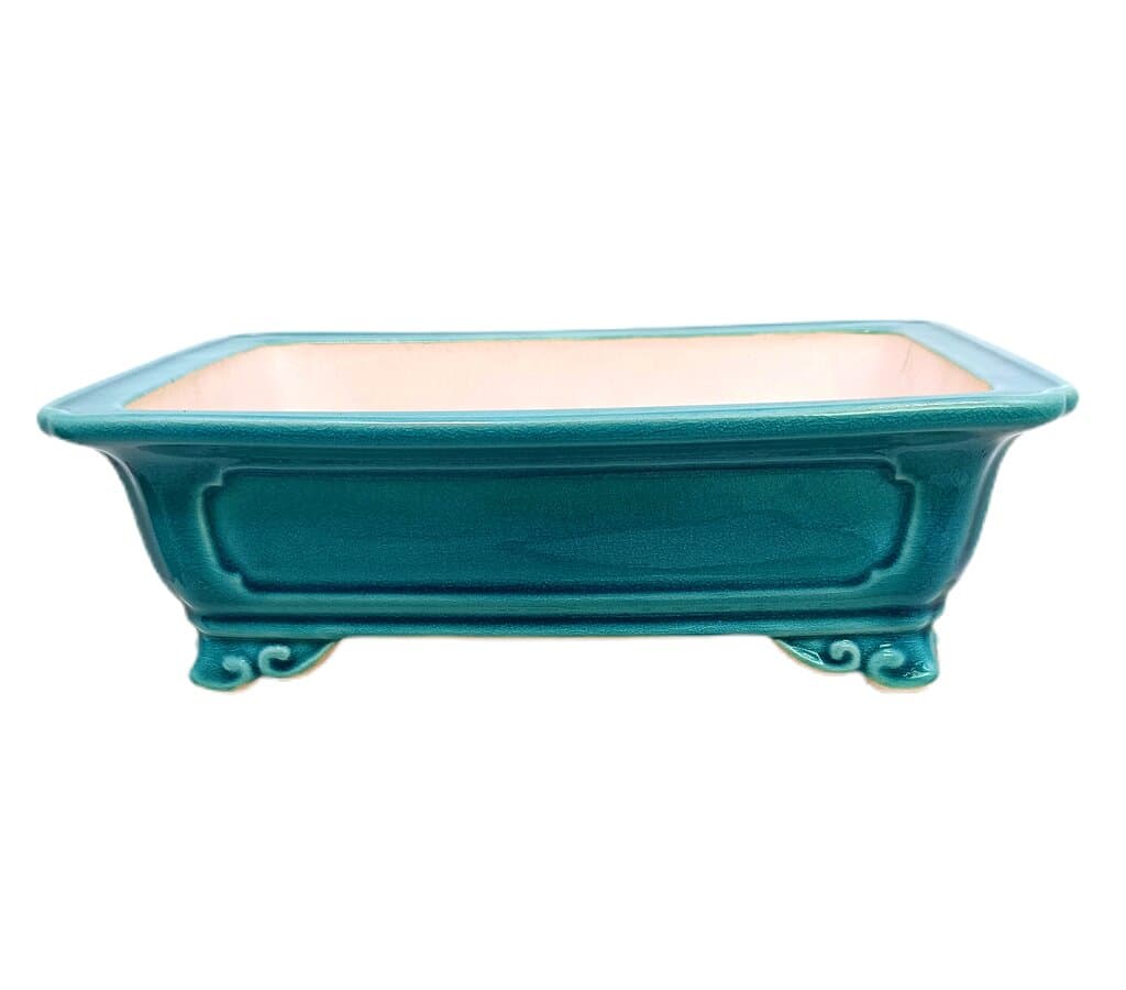 Tiesto Rectangular Verde Turquesa 25x17x8cm_0
