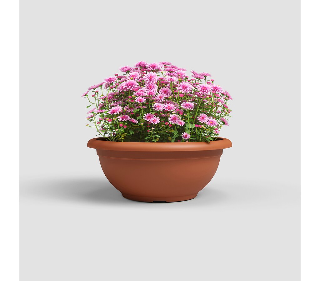 Artevasi Macetero Terracota Plástico Reciclado Venezia 40 Cm_3