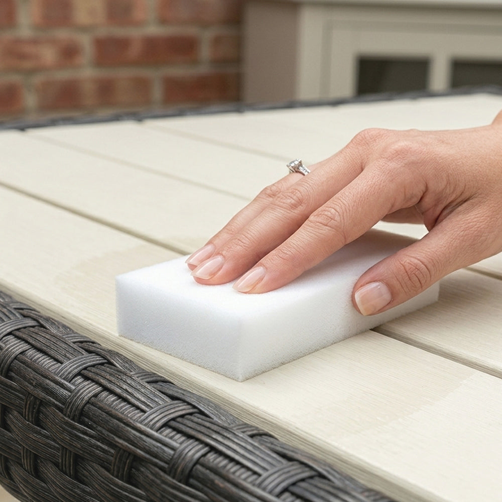 10 Esponjas Mágicas De Melamina Para Muebles De Jardín Y Terraza - Limpieza Solo Con Agua, Sin Químicos Ni Detergentes_5