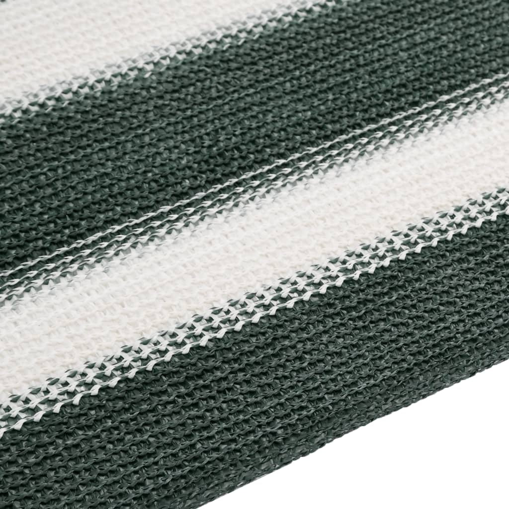 Vidaxl Red De Privacidad Hdpe Verde Y Blanco 2x50 M 75 G/m²_4