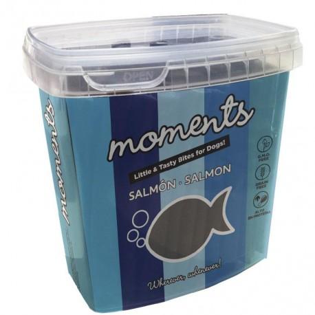 Barras de salmão para cães Moments 600 g
