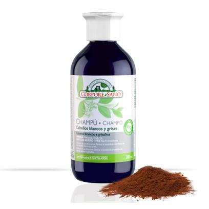 Henna Corpore Sano Champô para cabelos brancos e grisalhos 300 ml