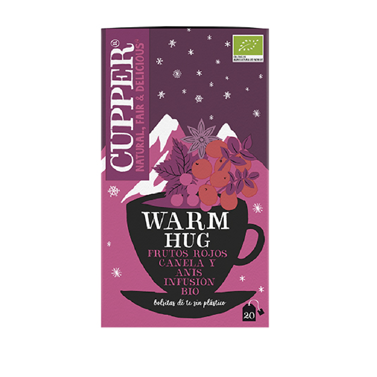 Infusão Winter Warm Hug Bio Cupper 20 saquetas