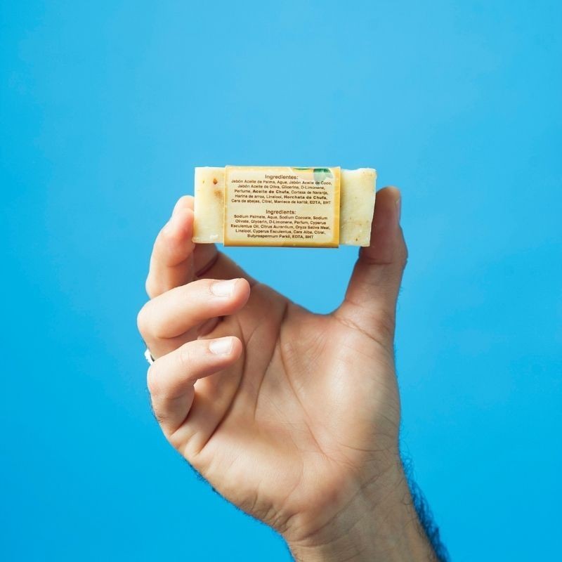 Sabonete Natural de Óleo de Chuva Biológico Mon Orxata com Laranja 100g