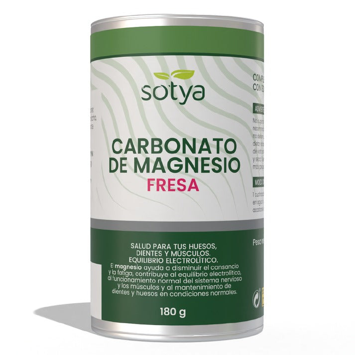 Carbonato De Magnesio Fresa Sotya 180 Gr