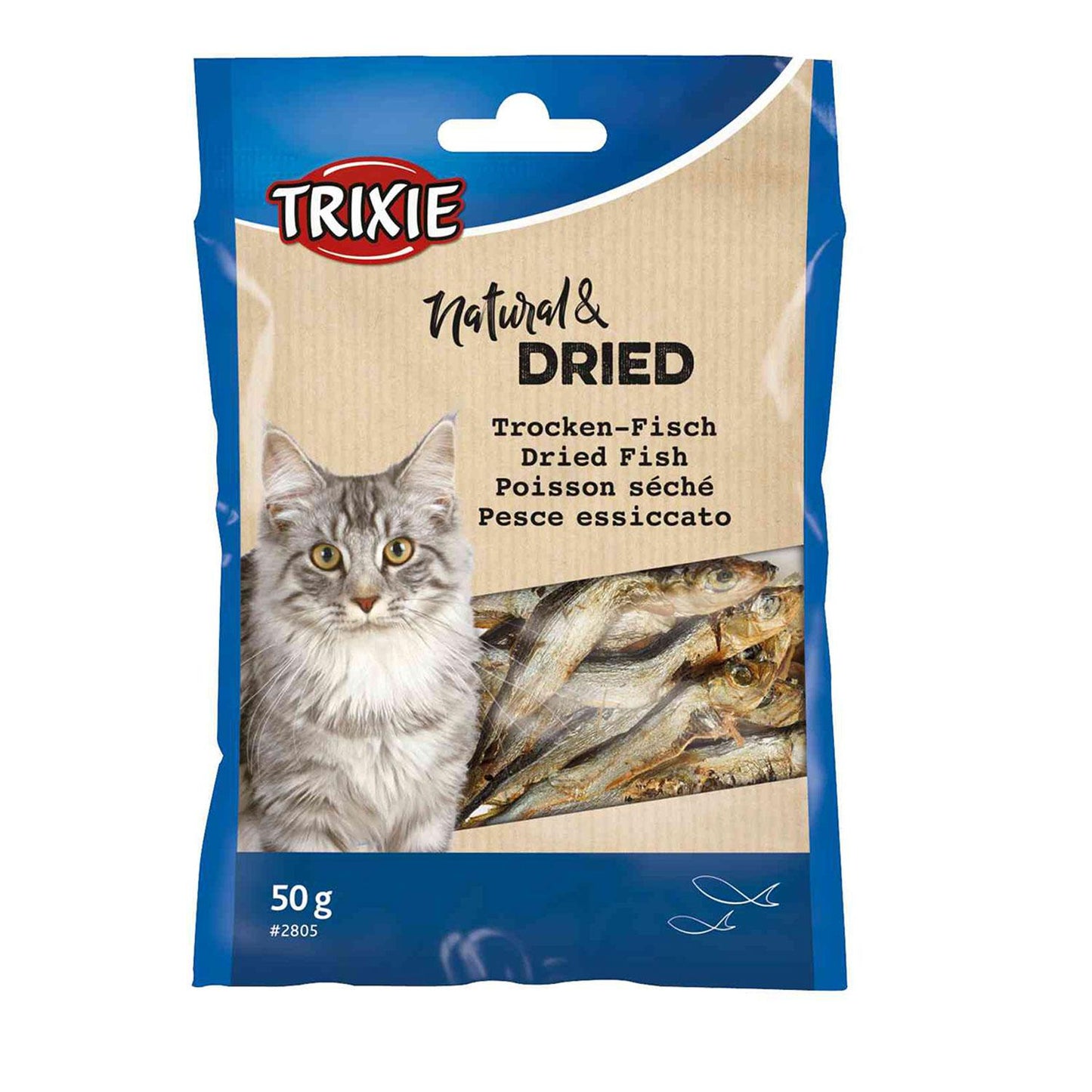 Trixie Anchovas Secas para Gatos, 50 g