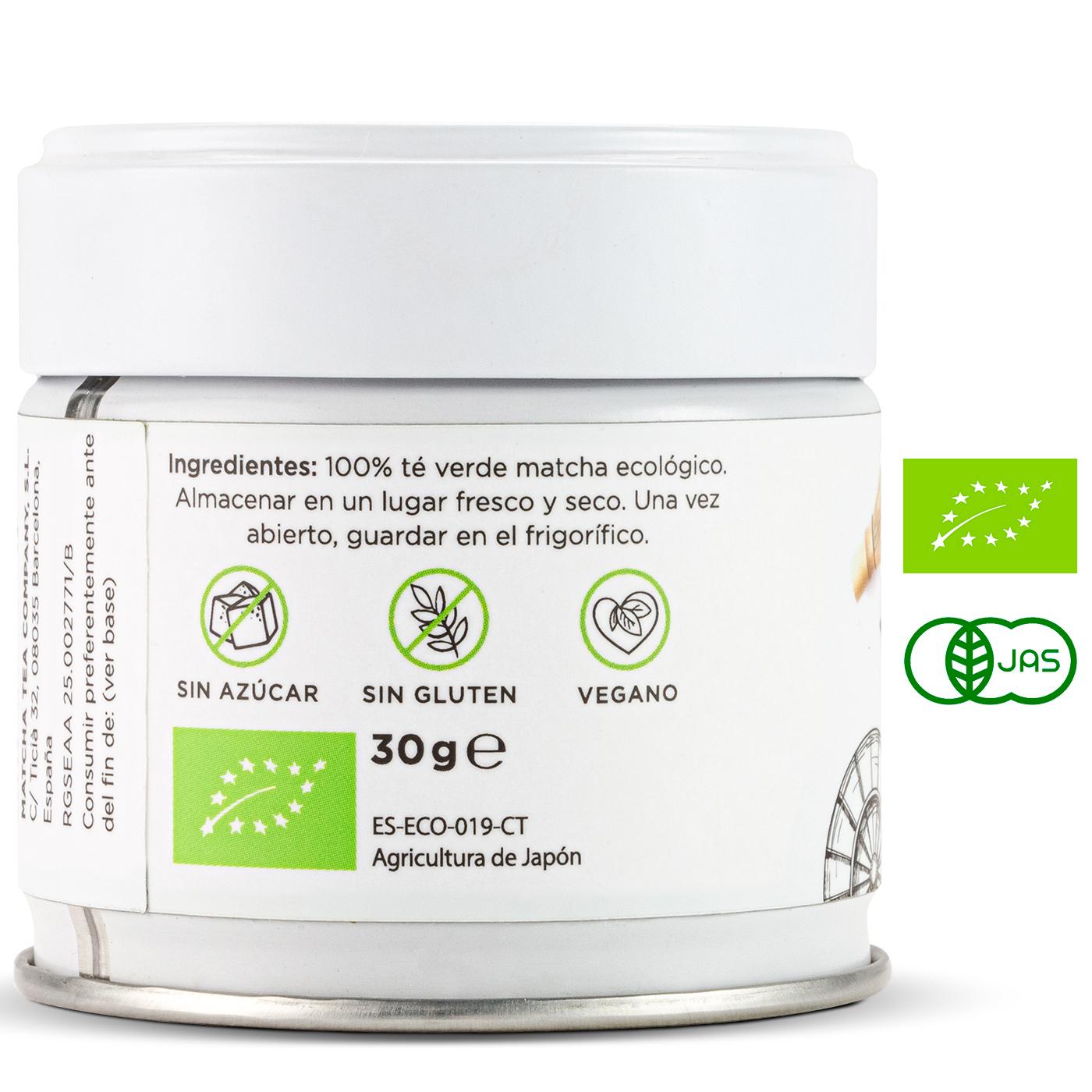 Chá Cerimonial Matcha 100% biológico Matcha & CO 30 g