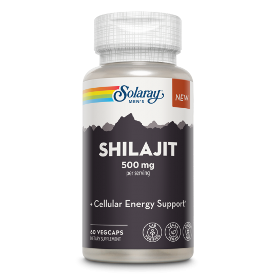Super Shilajit Solaray 500 mg 60 vegcaps